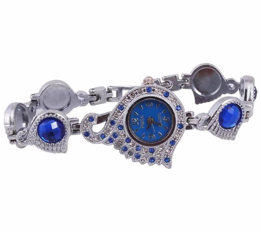 Peacock watch for woman(blue)