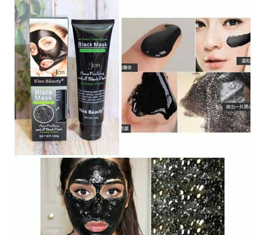 Kiss Beauty Black Mask - 120ml (China)