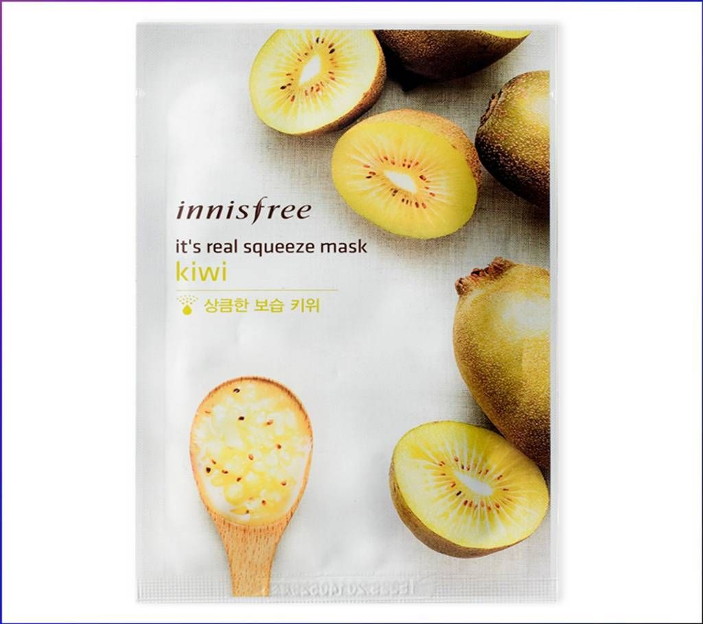INNISFREE Real Squeeze Mask [Kiwi] - 1sheet/20ml