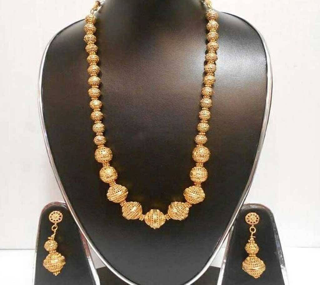 Indian Gold Plated Necklace Set