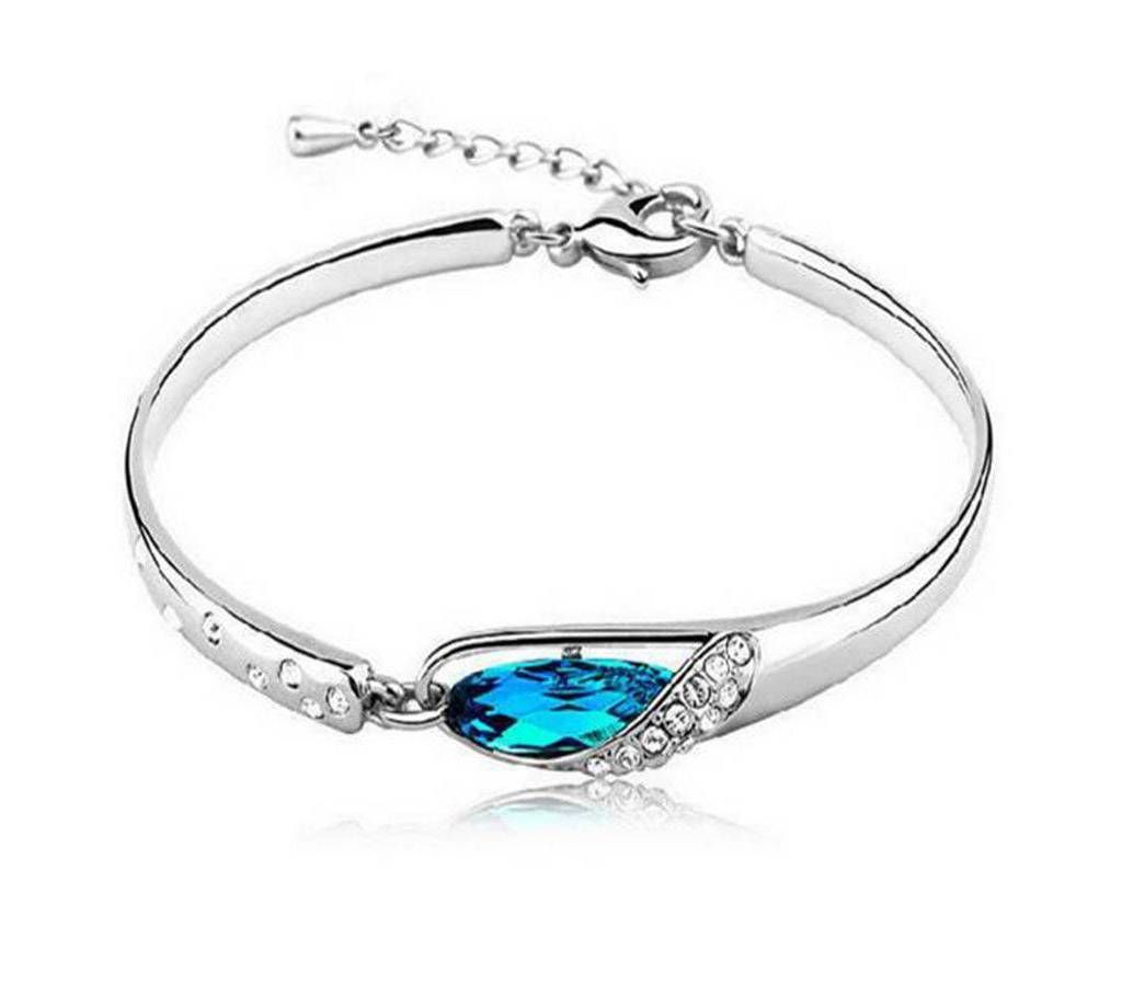 silver plated ladies bracelet