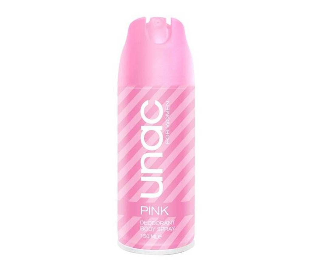 UNAC Pink Deodorant Body Spray - 150ml Turkey