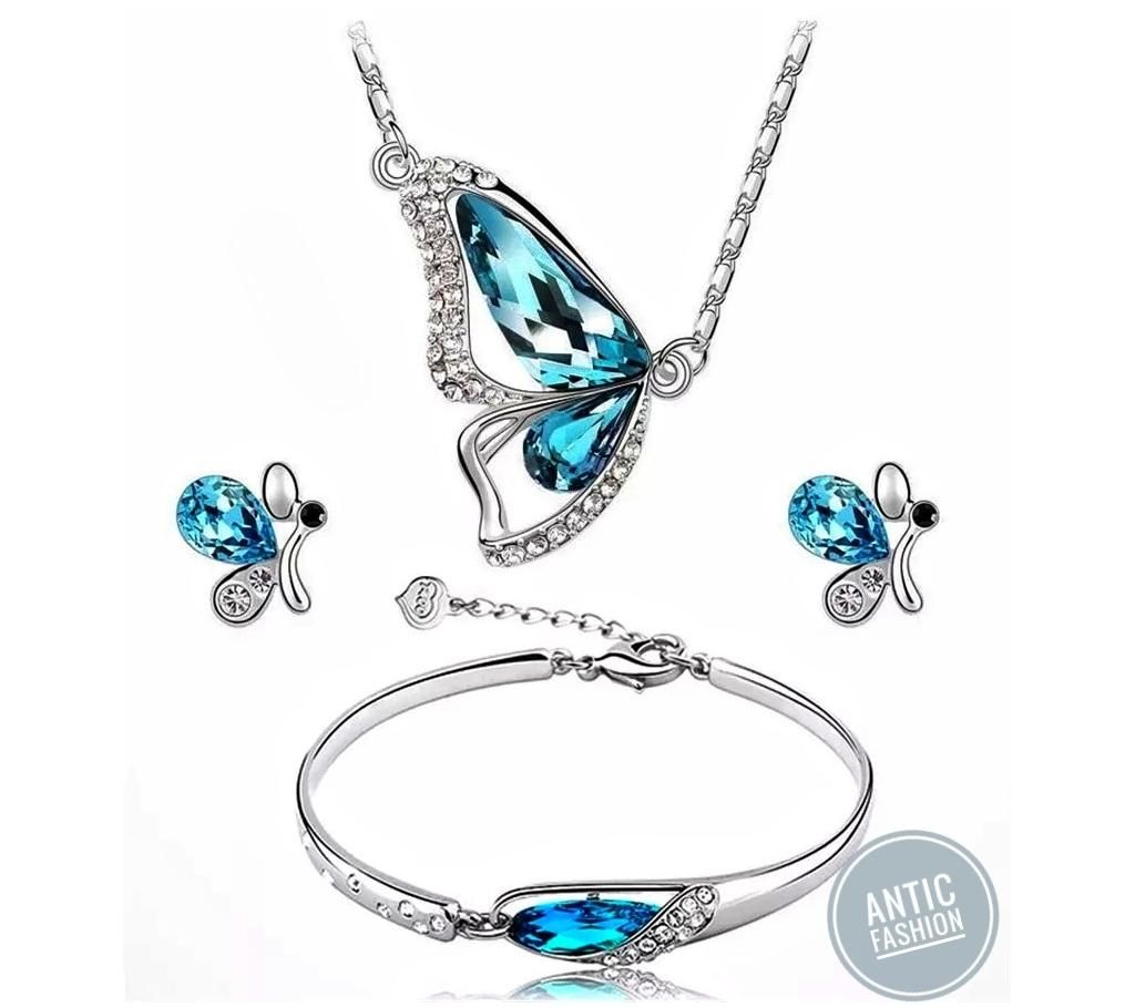 Butterfly Crystal Jewelry Sets