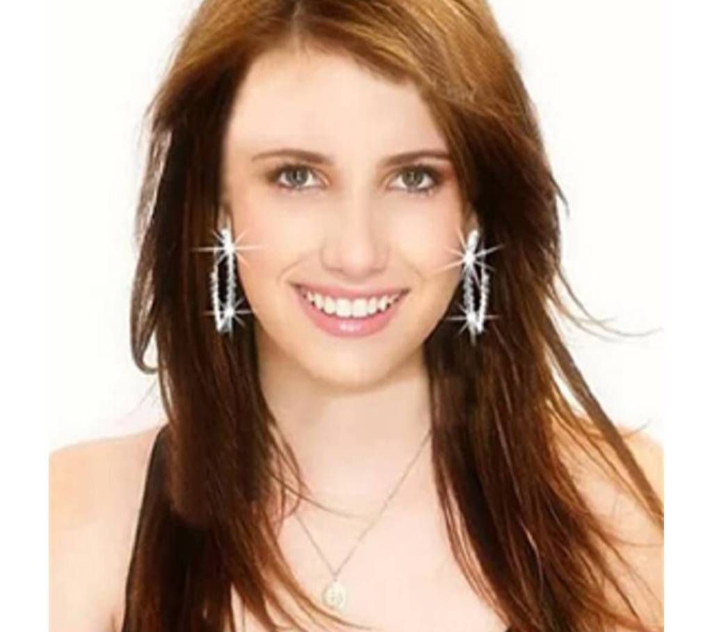 Stone earrings