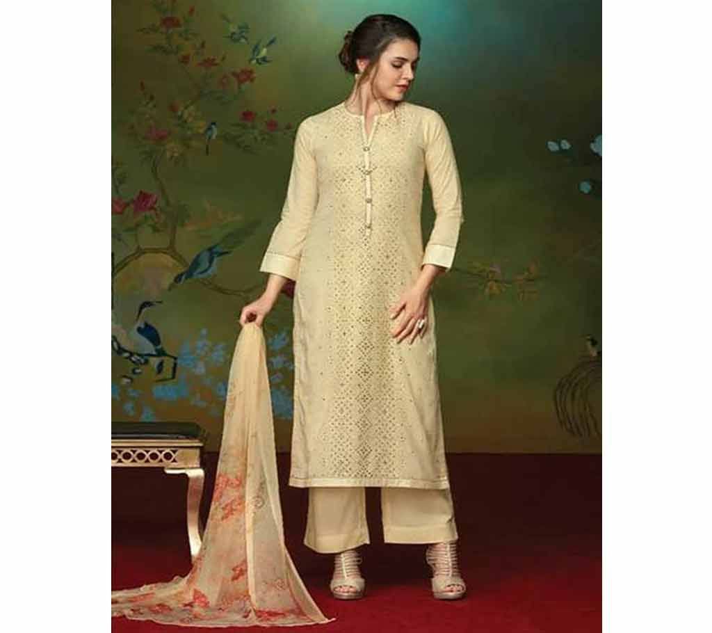 Original Indian SARG Brand Unstitched Three Piece
