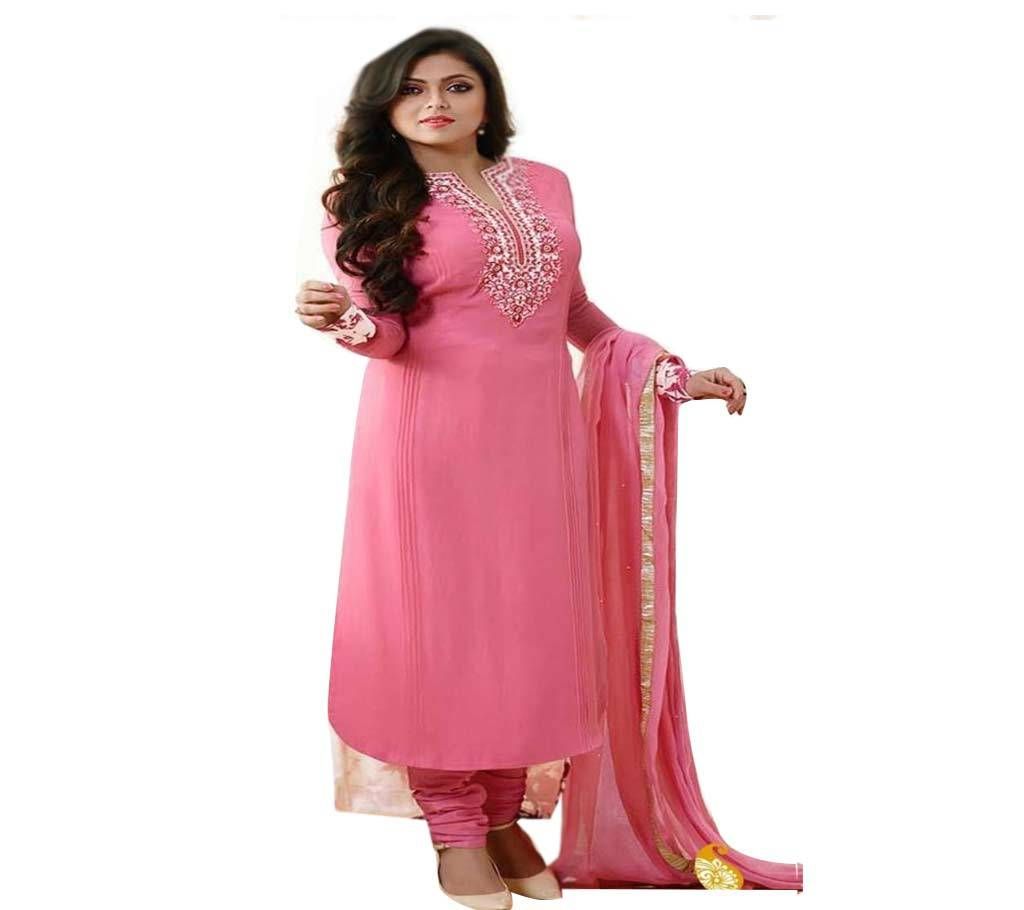 unstitched skin printed Rajdhani voyel cotton  salwar kameez St block-191