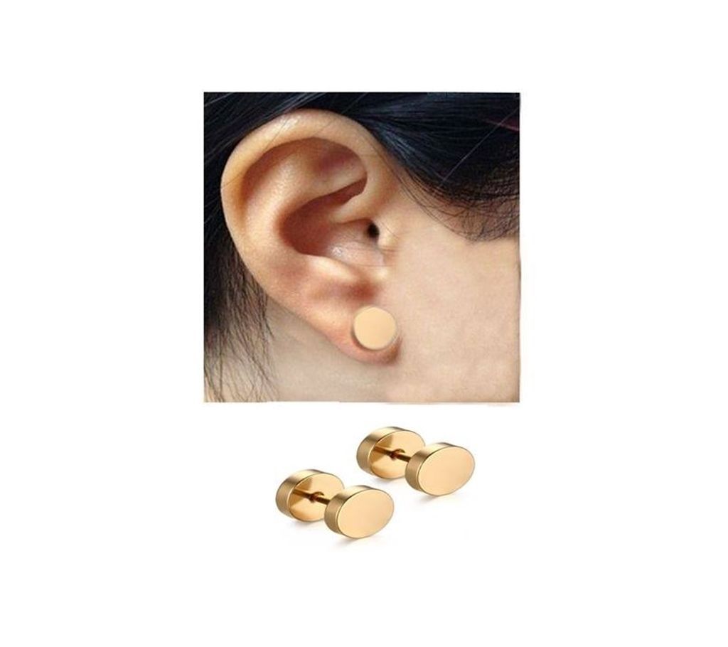 Stainless Steel Stud Earrings - 1 pair