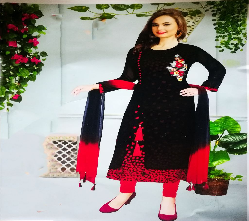 Ready Made Kurti Three Piece For Women