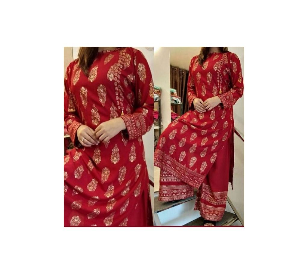 Unstitched Block printed Salwar kameez seblock-01