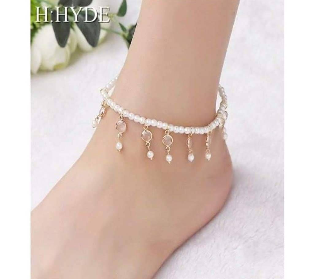 Bohemian Imitation Pearl Anklets For Women Ankle Bracelet