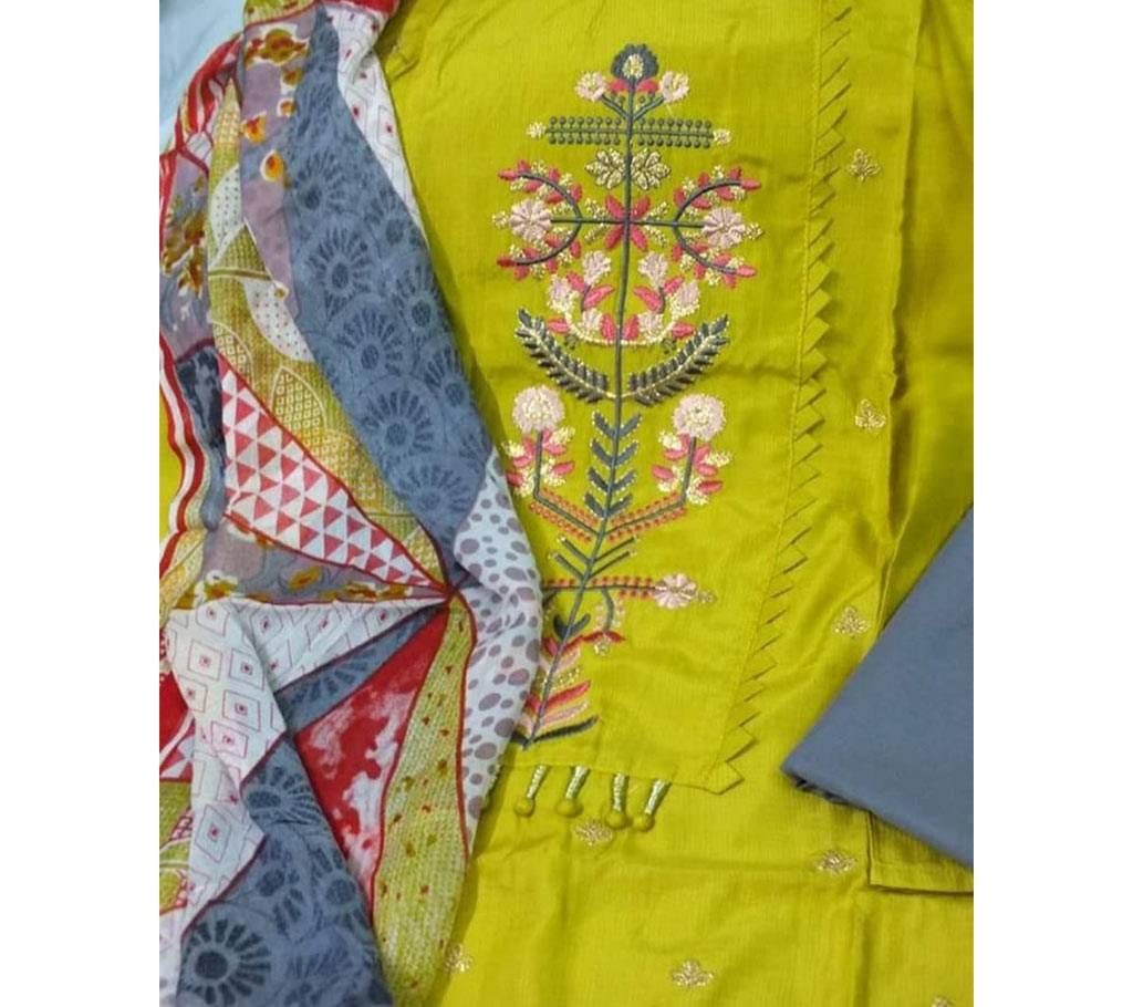 Unstitched Boutique Three piece