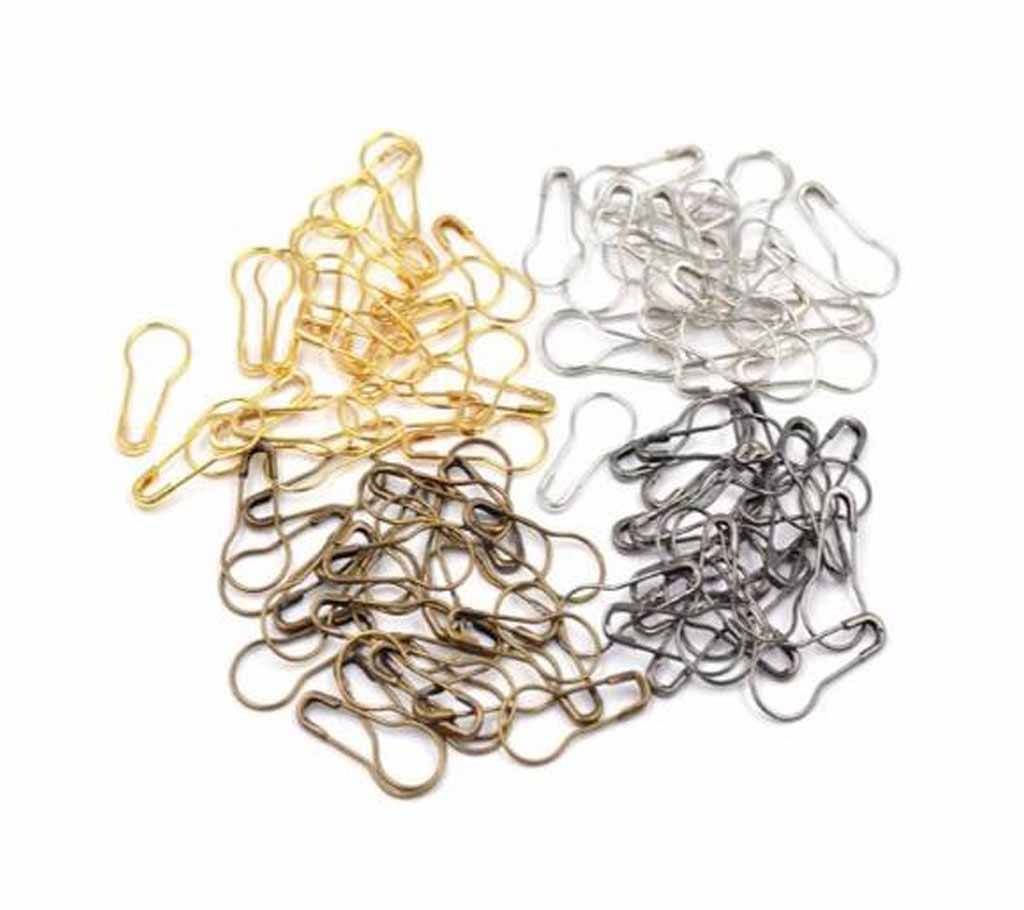 50 pieces Multi Color Safety Copper pins