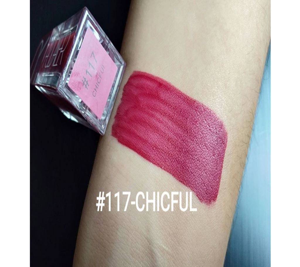 PUDAIER Lip Gloss Waterproof Super Matte (#117- CHICFUI)