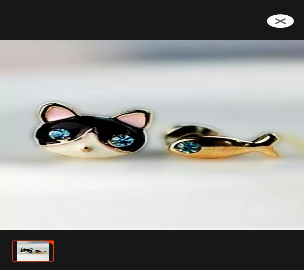 Zink alloy ear ring