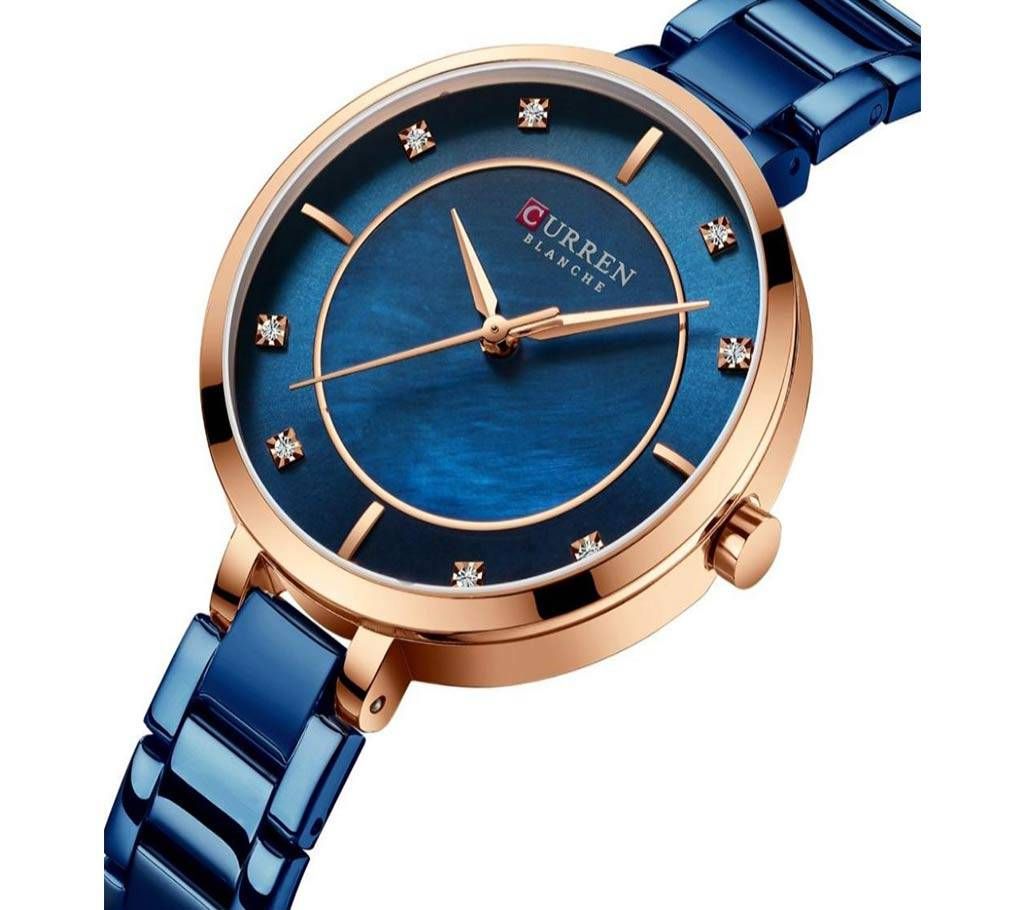 CURREN 9051 Womens Waterproof Watch - Blue