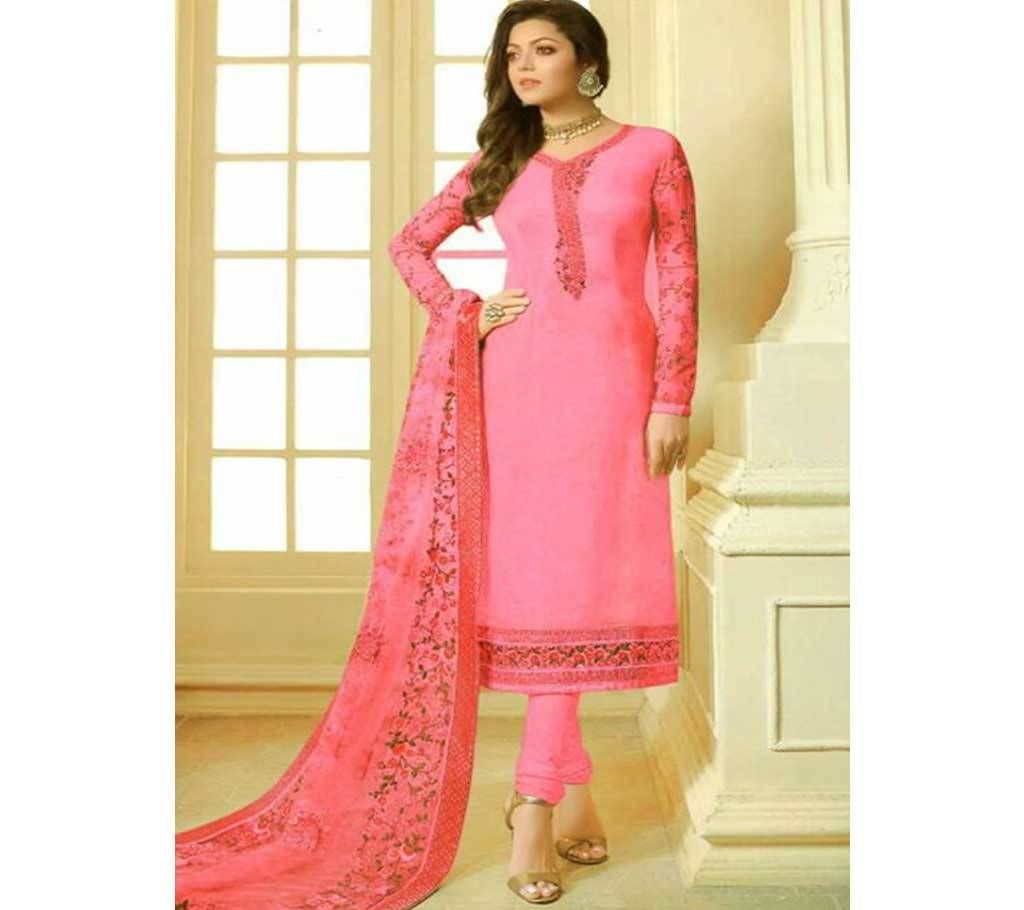 weightless Georgette embroidery three piece (Copy)