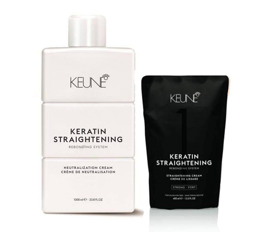 Keratin Straightening kit - For Strong/Resistant Hair (1000 ml + 400 ml) Netherland