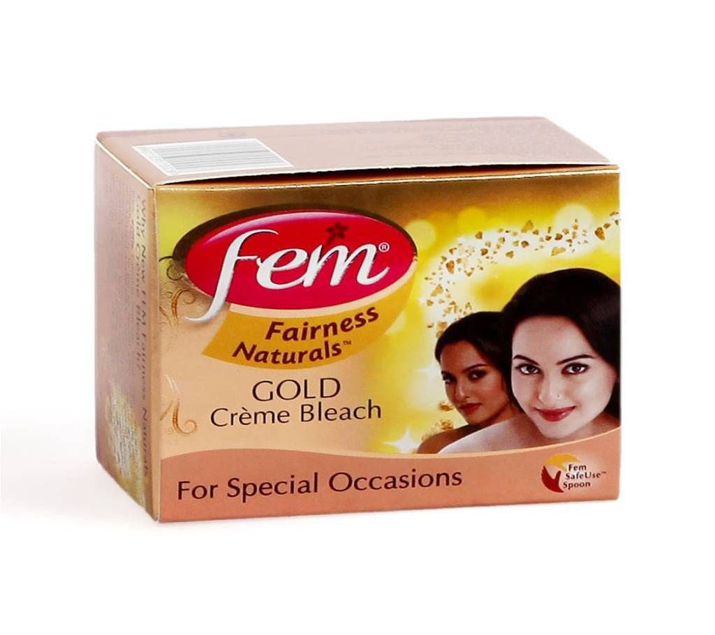 Fem gold bleach cream 24g india