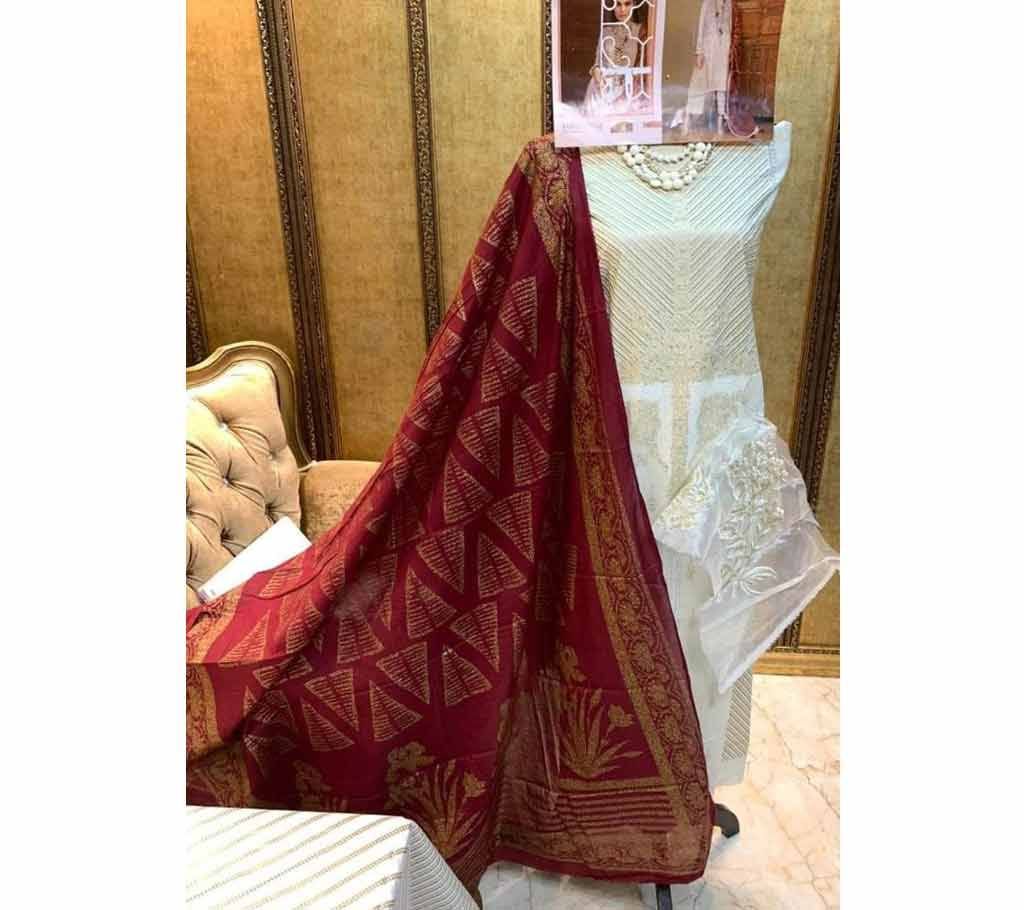 Unstitched Shree Fabs SRM Imported SANA SAFINAZ Exclusive Collection (5128)