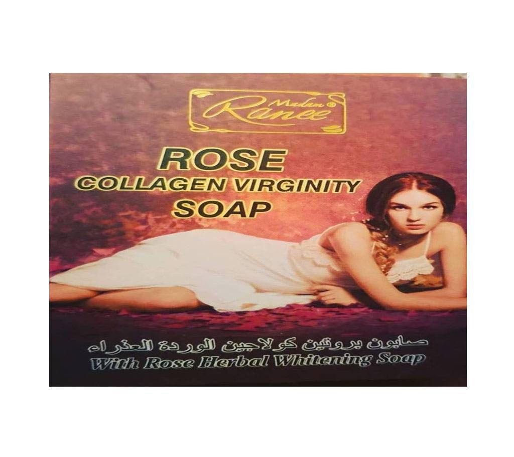 Rose collagen virginity soap-100gm-Thailand 