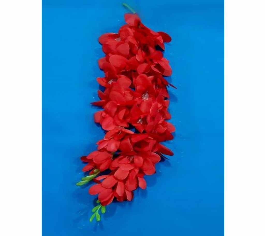 Red Color Artificial Hair Flower For Woman