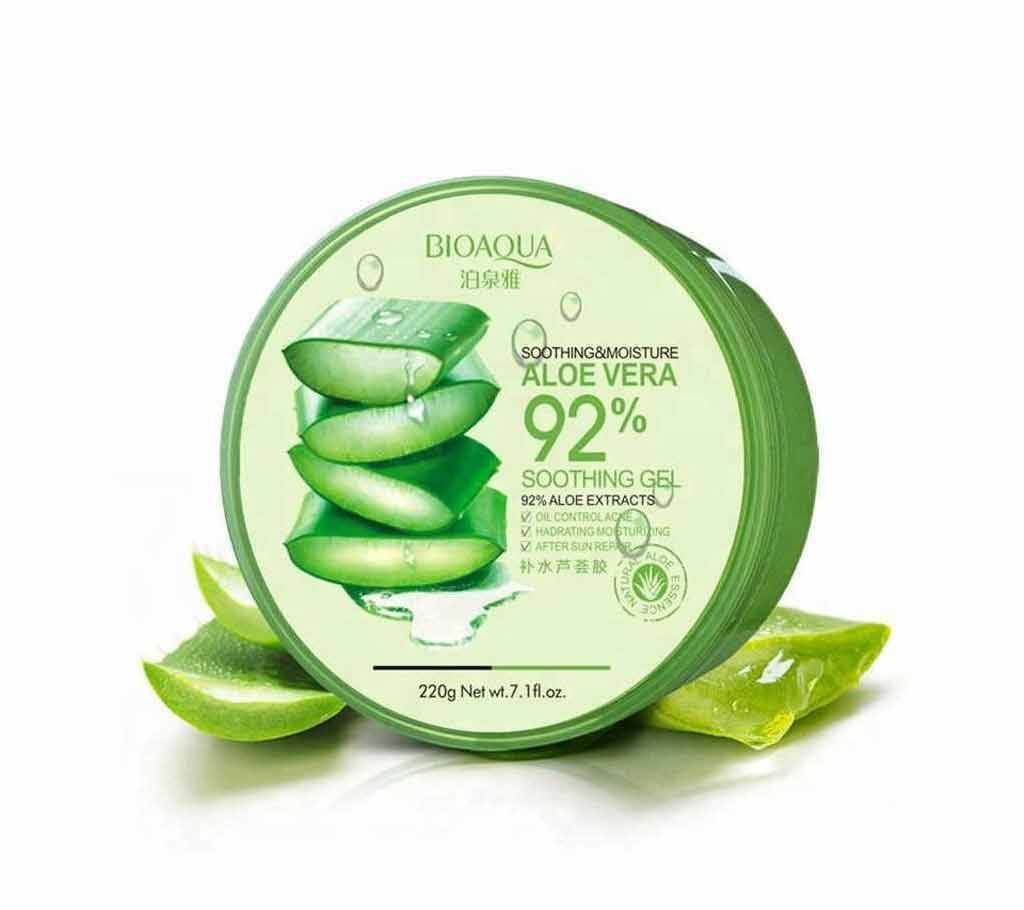 Aloe Vera Soothing Gel 92%  BIOAQUA  220gm (China)