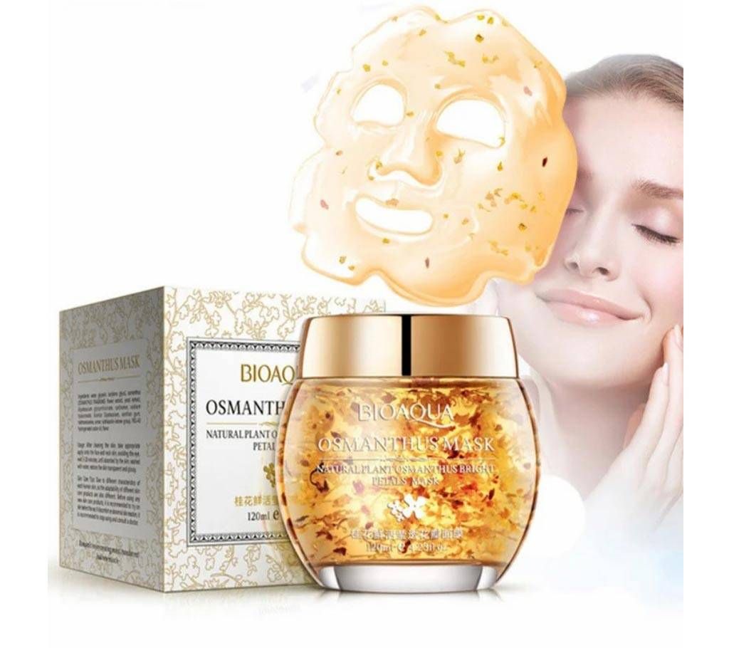 Bioaqua Mask Plant Osmanthus Bright petals clay sleeping moist acne beauty face mask facial mask face care treatment  facial DNM
