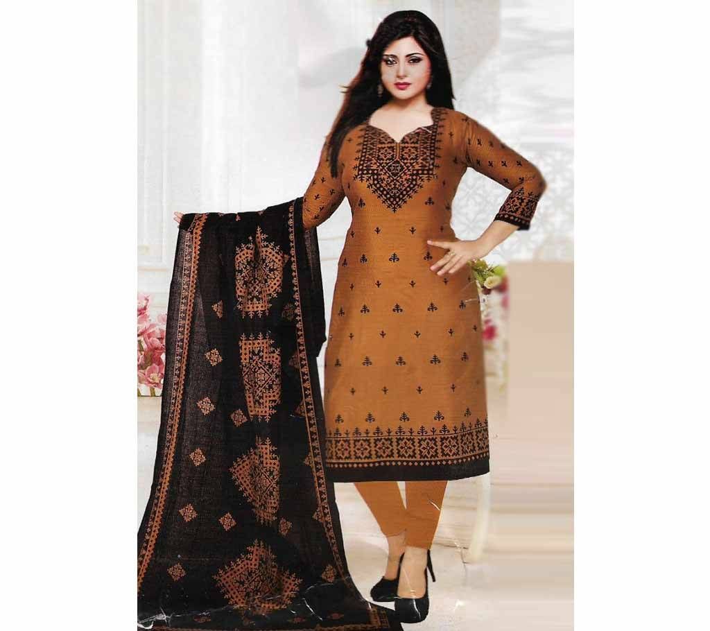 Unstiched Printed Cotton Three Piece9