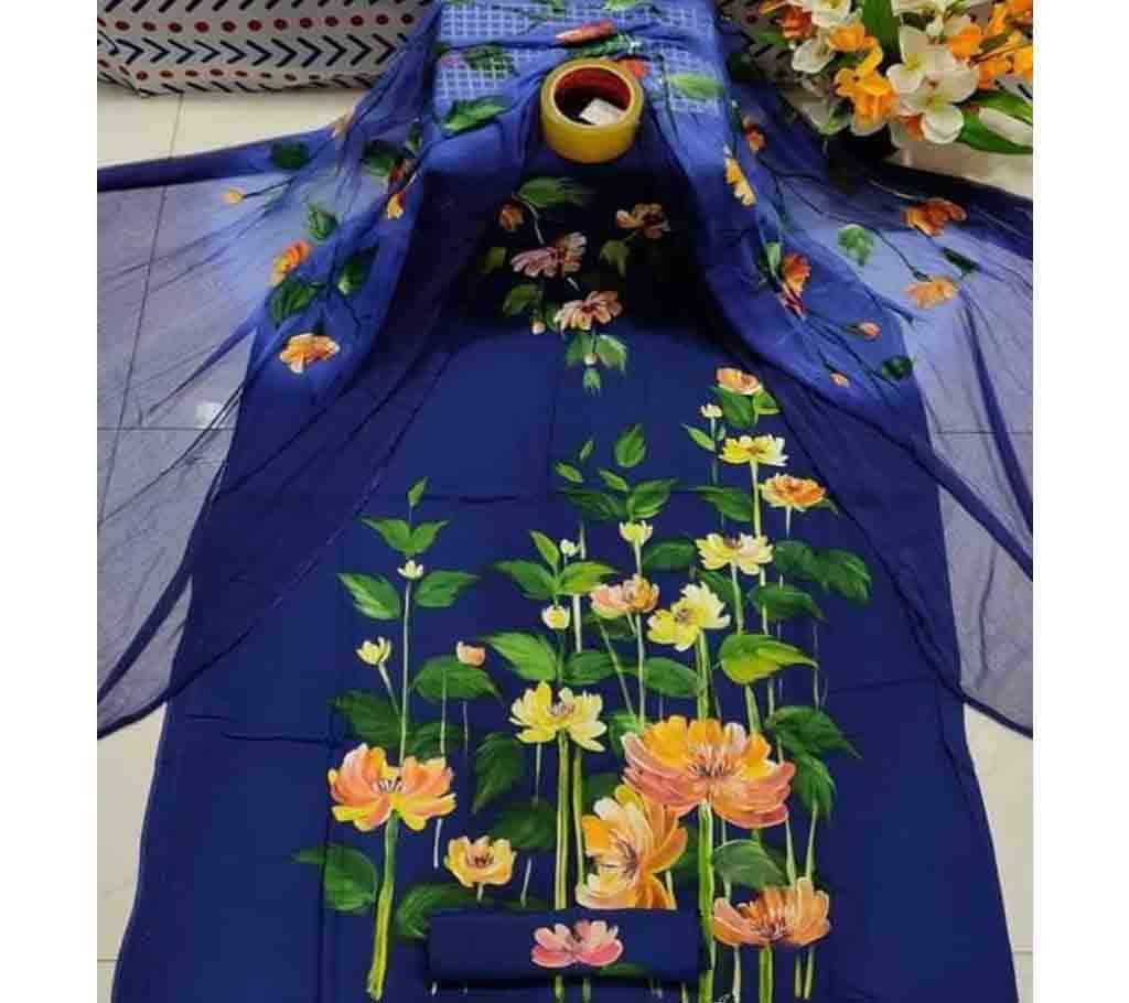 LinenHand Print 2pcs for women -26