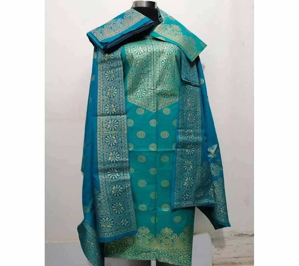 Katan Skin Print Cotton Shalwer Kameez for Women-8