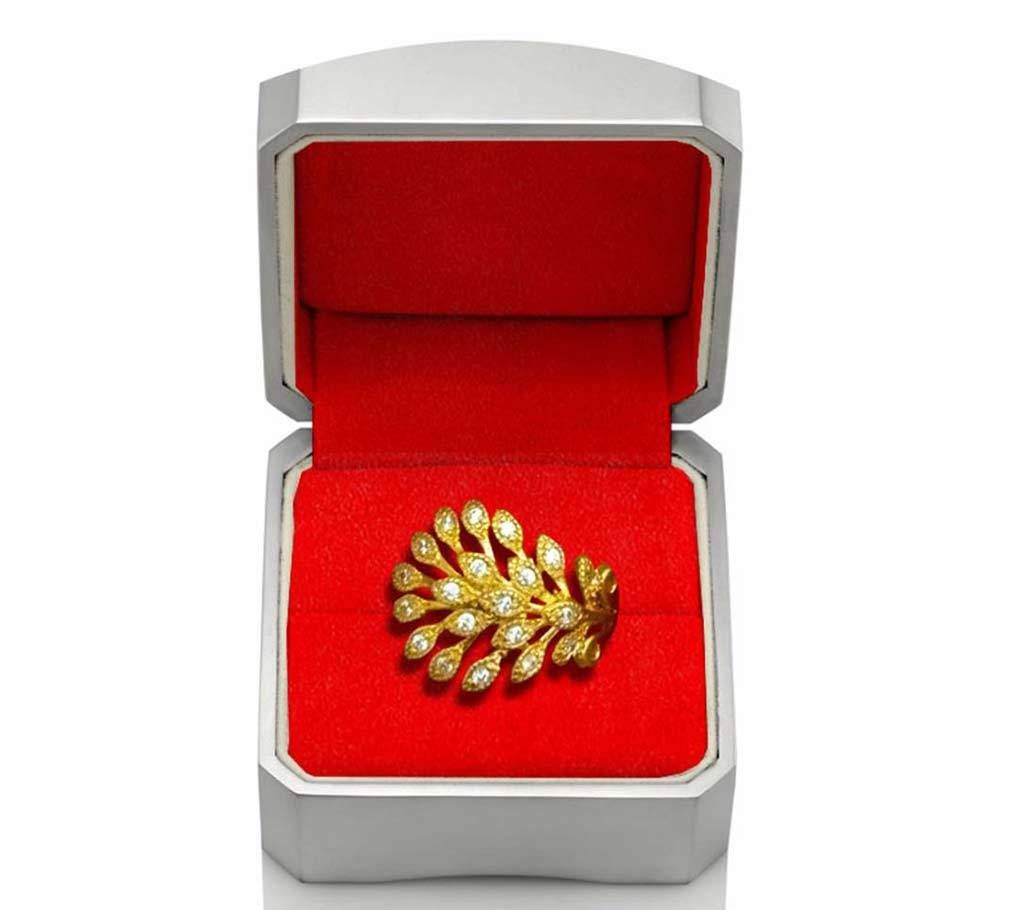 peacock ladies finger ring