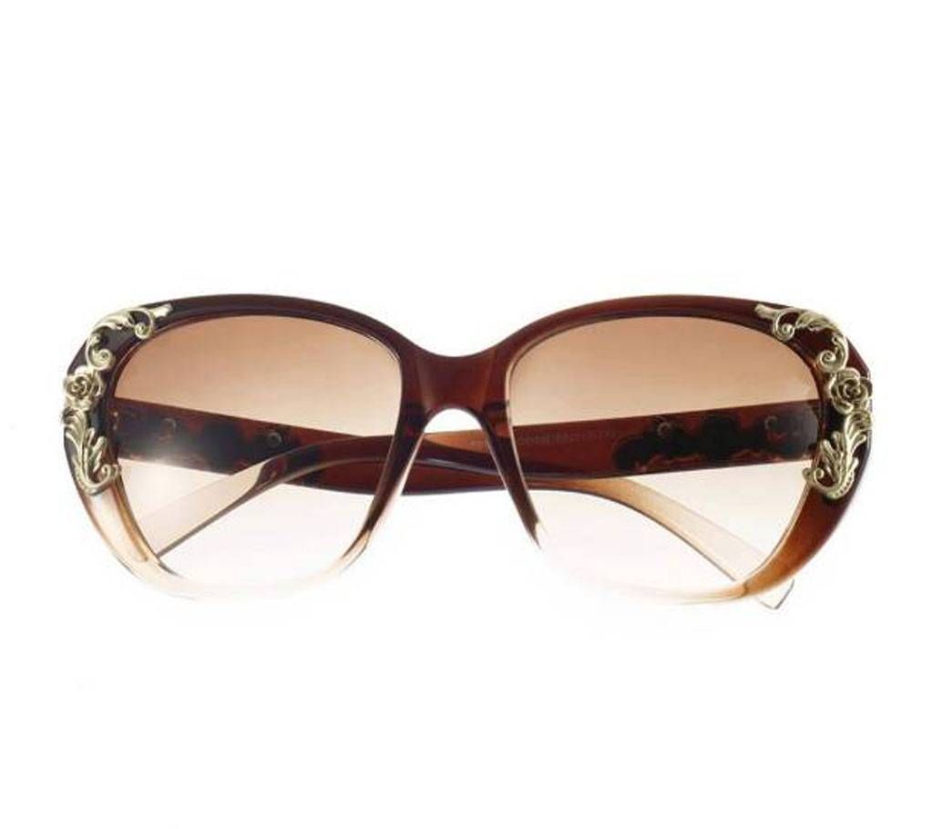 Flower Carving Cat Eye Vintage Sunglasses 