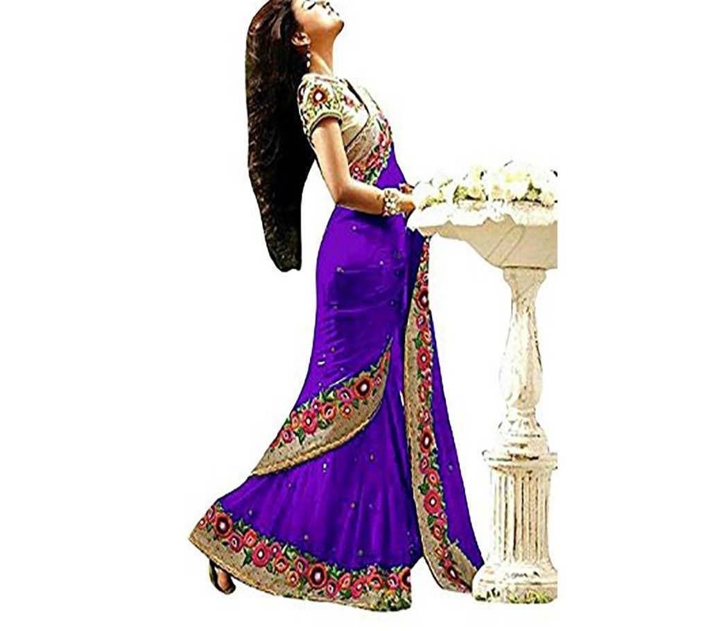 Georgette Sarees With Blouse Piece