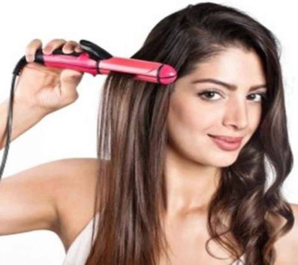 2 In 1 Hair straightener & Iron