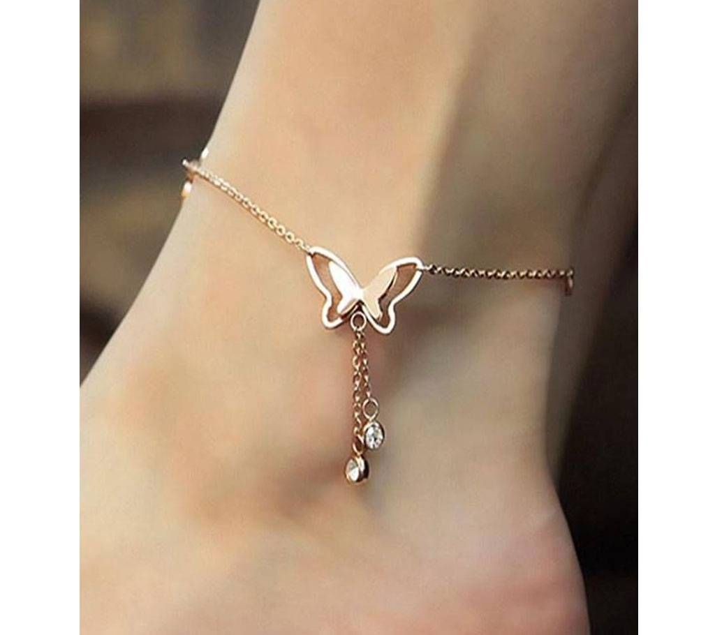 New Girls Butterfly Anklet