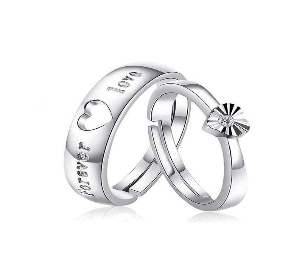 Couple Silver Allow Finger Ring