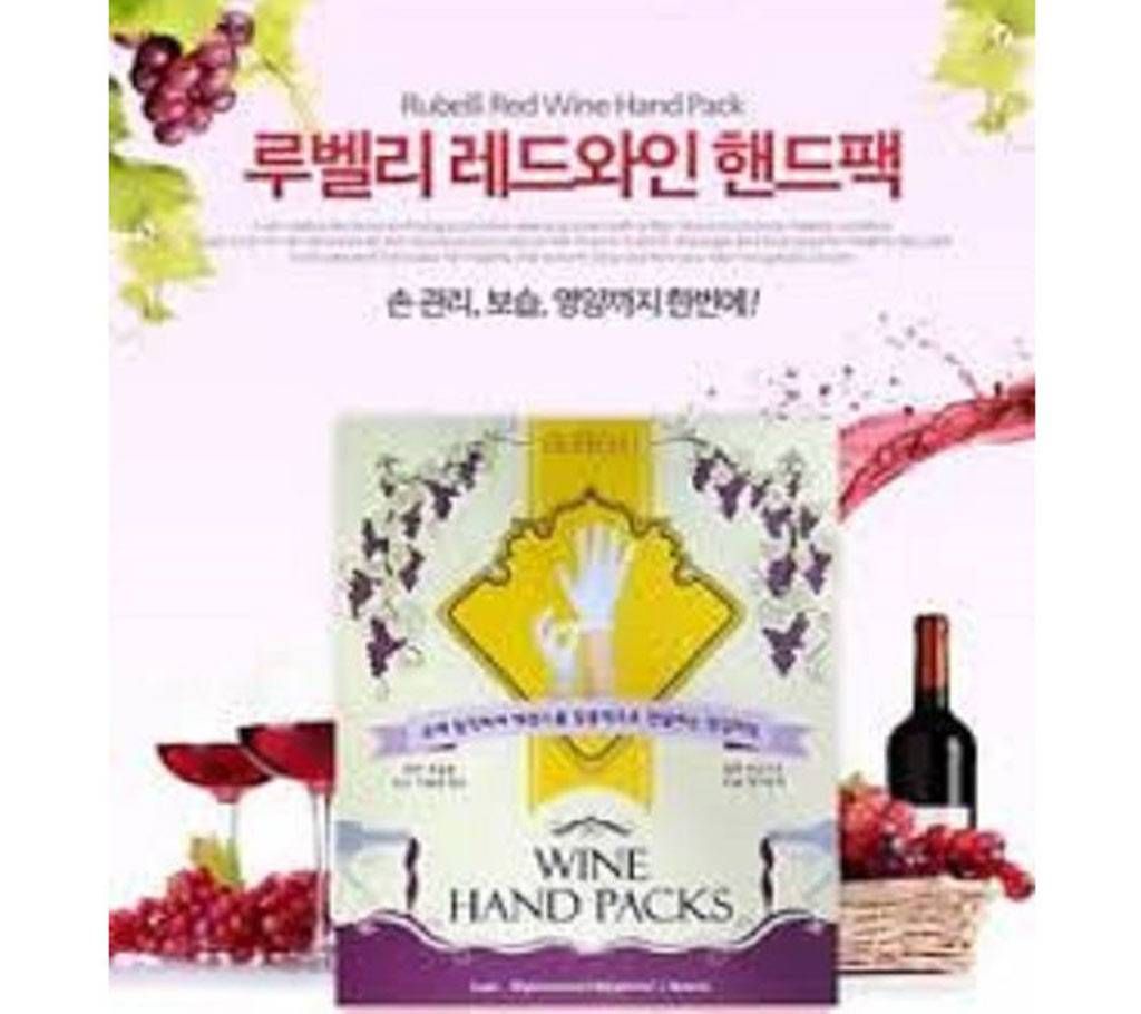 RUBELLI  KOREA WINE HAND MASK PACK South Korea