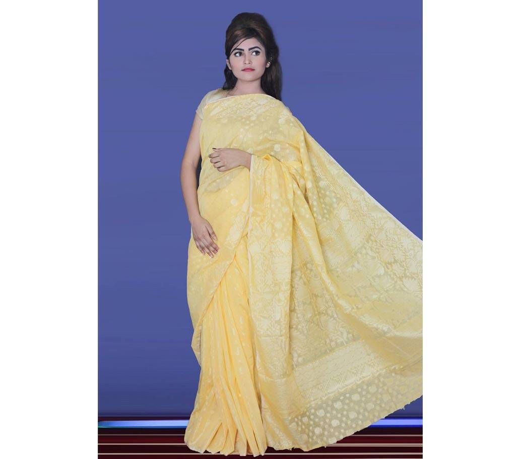 Jamdani Half Silk Sharee With Blouse Piece