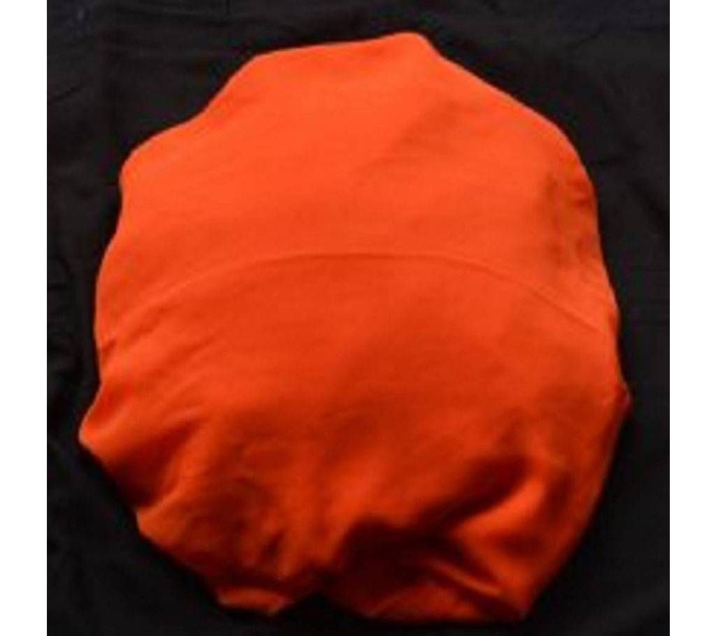  Orange color Indian Original  weightless Georgette for women