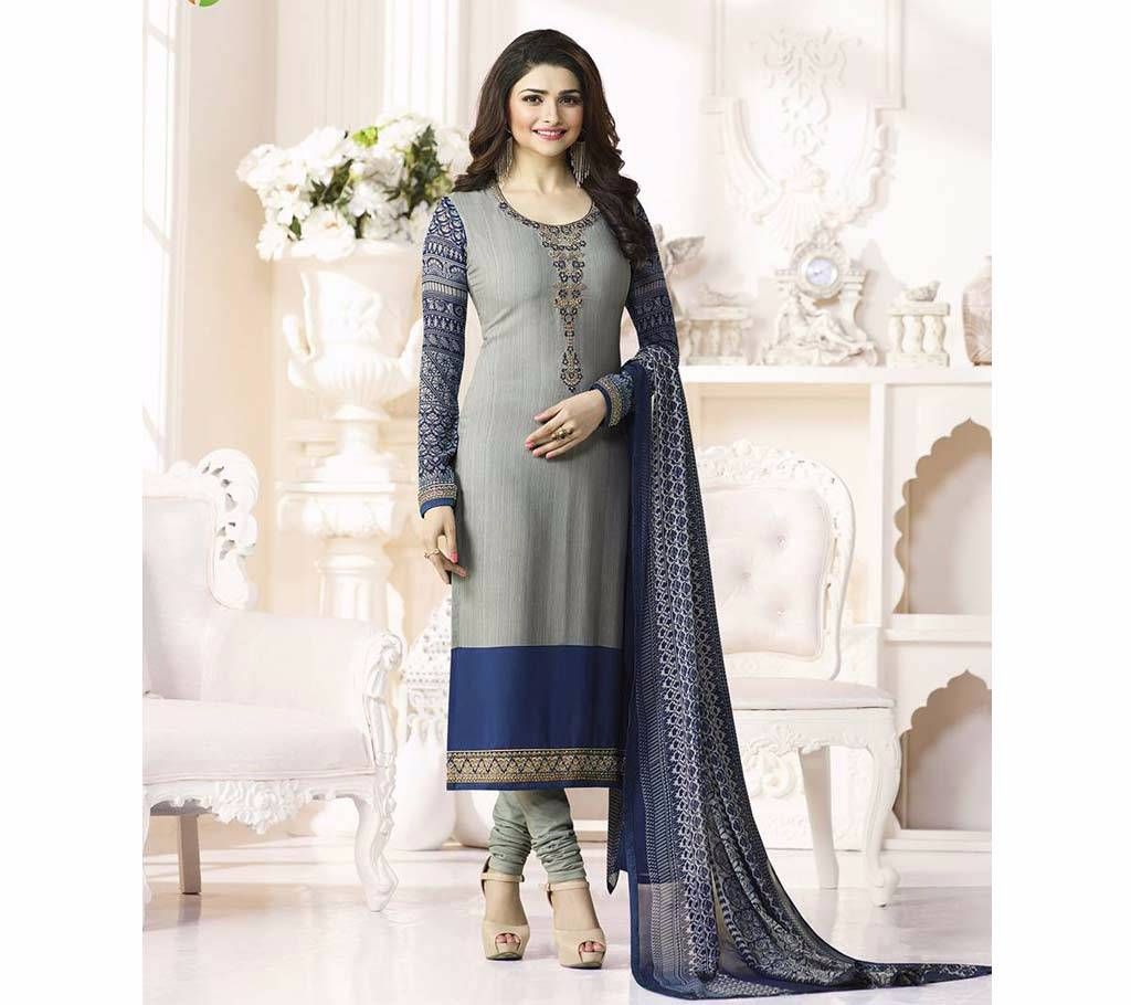 Vinay (Replica) Unstitched Cotton Embroidery Three-pcs
