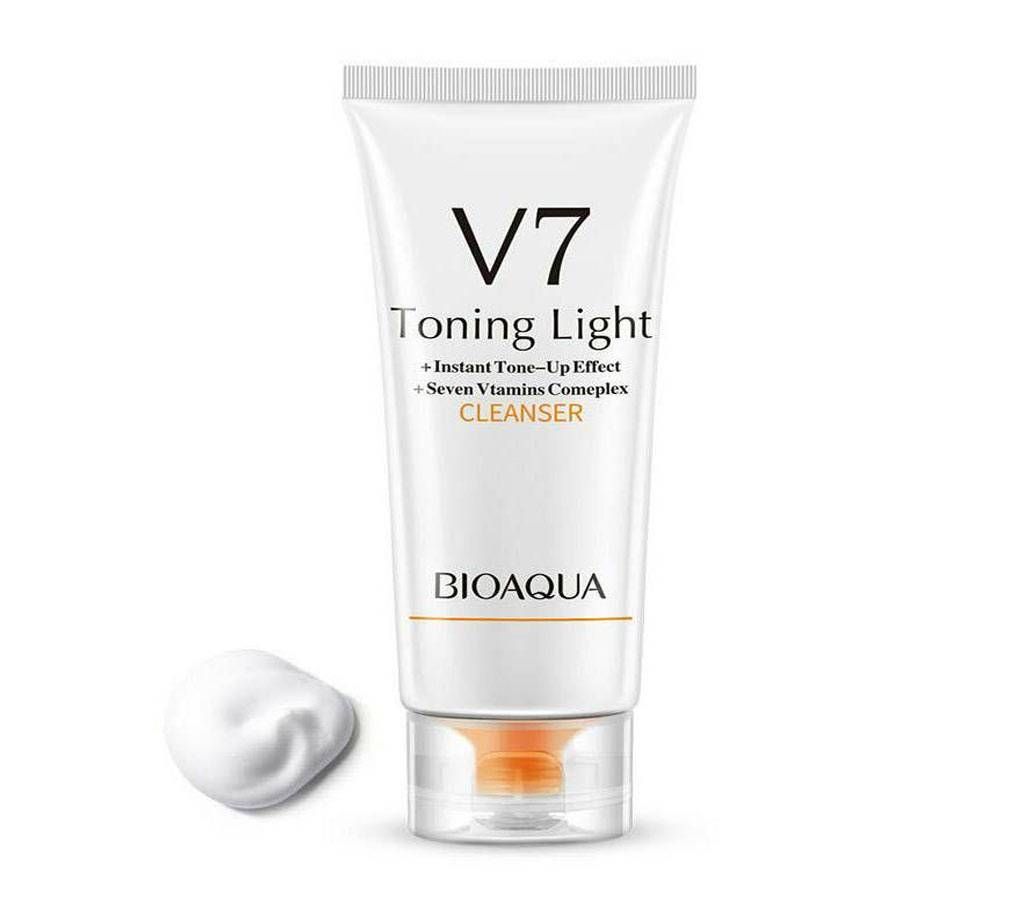 BIOAQUA V7 Toning Light Facial Cleanser Cream 100ml - China