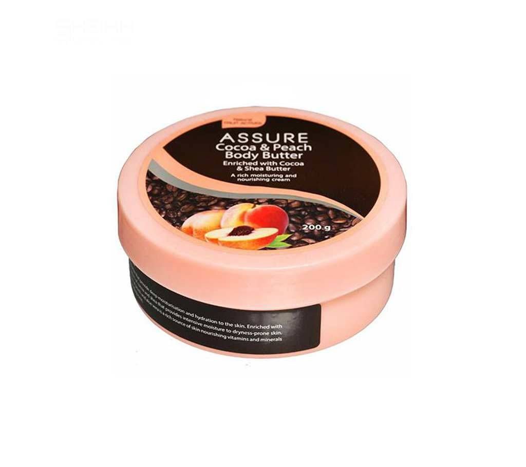 Assure Cocoa & Peach Body Butter  200ml India