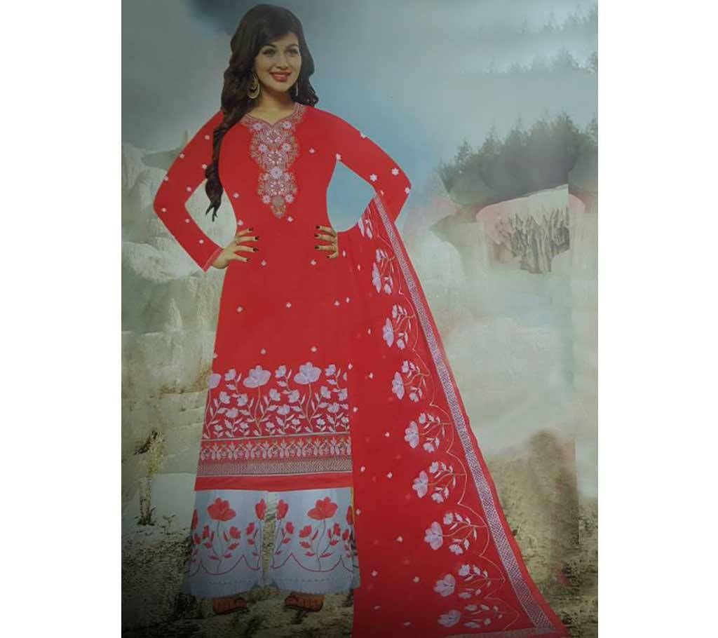Unstitshed Indian Georgette Three Piece