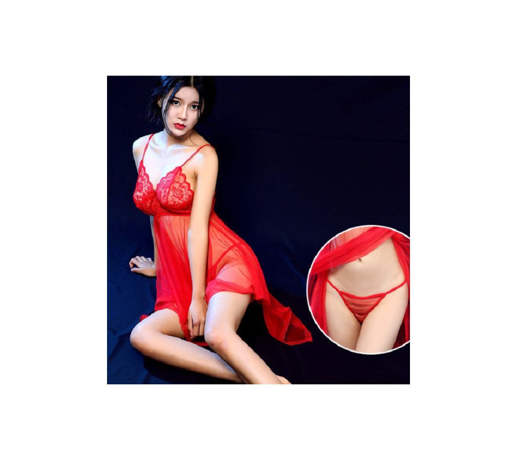 Lady Night Dress Female Sleepwear Sexy Lady Night Wear for Honeymoon Female Nighty Girl Nightgown Adult Sleep Lounge Wear