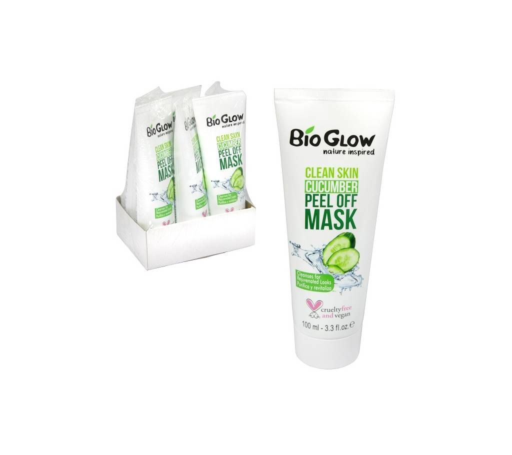 Bio Glow Clean Skin Cucumber Peel Off Mask 100ml-UAE