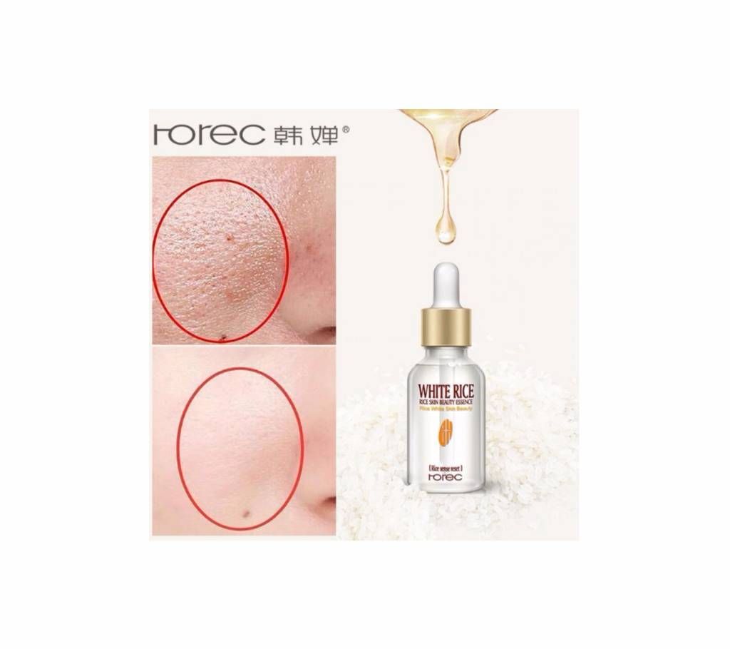 ROREC Pure Rice  For Facial Whitening Moisturizing Anti Aging Liquid Skin Care Face Serum
