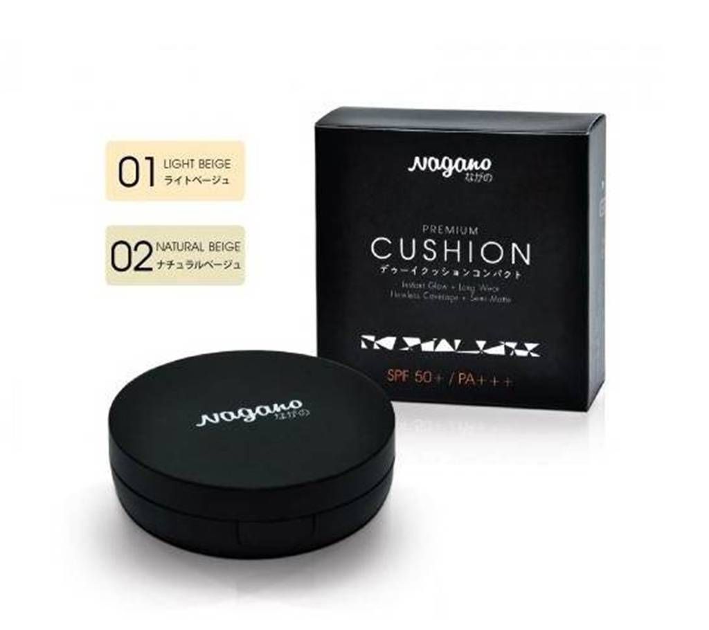 NAGANO PREMIUM CUSHION LIGHT BAIGE 15g JAPAN