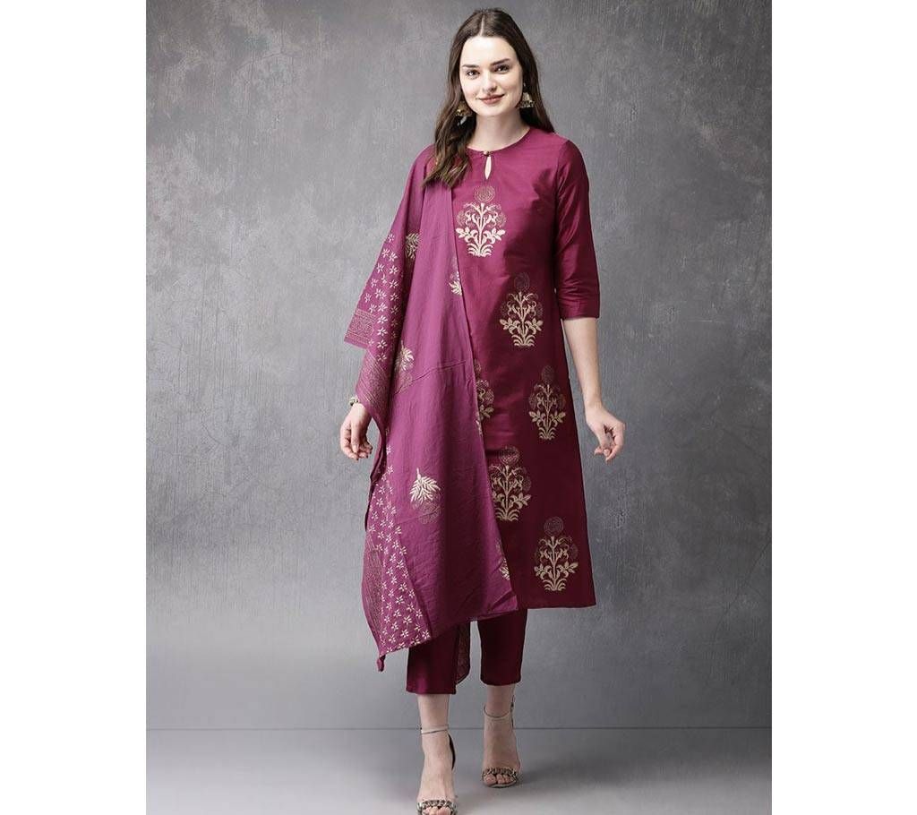 Latest Block Printed Salwar Kameez for Women st-64