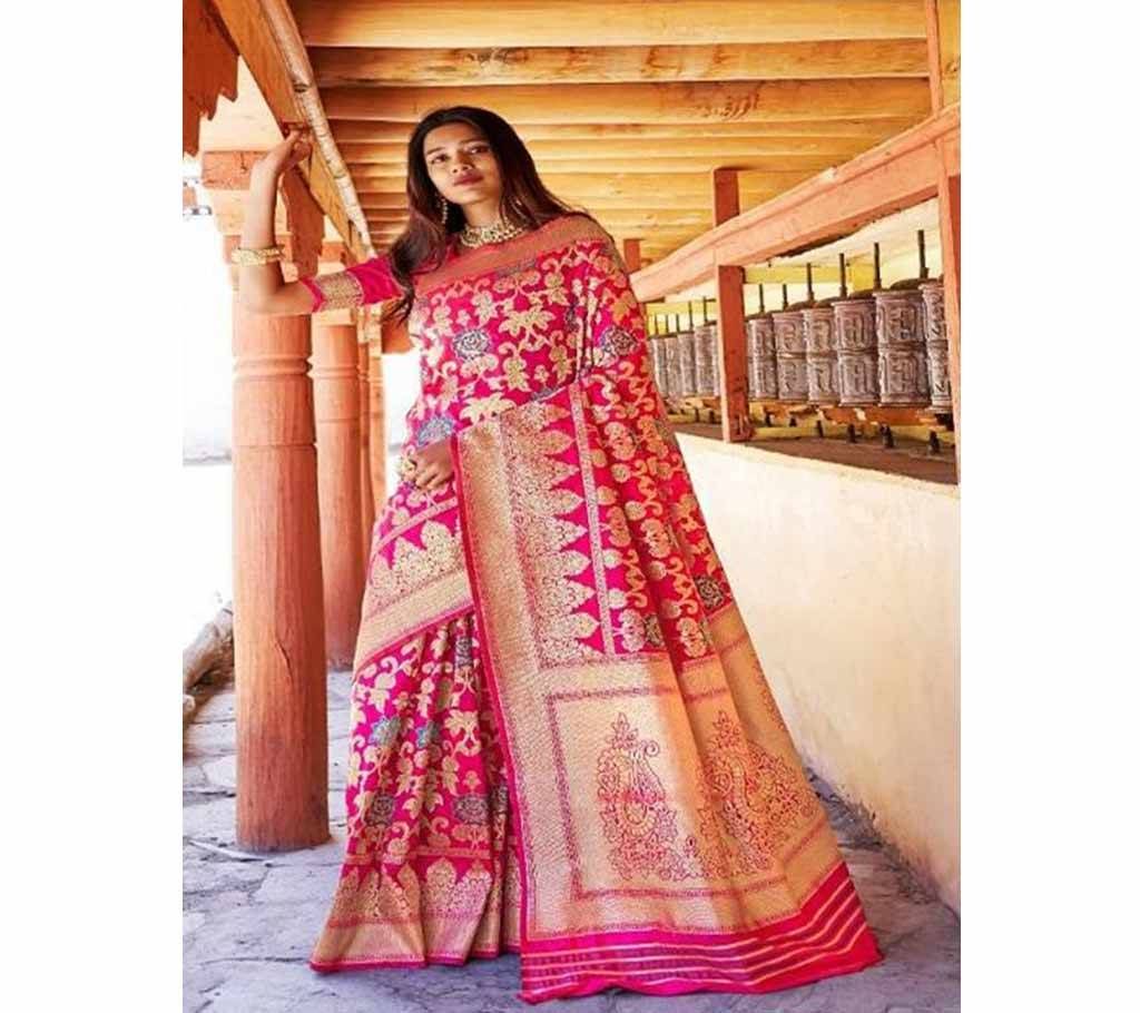 Beautiful Soft Minari Silk Saree