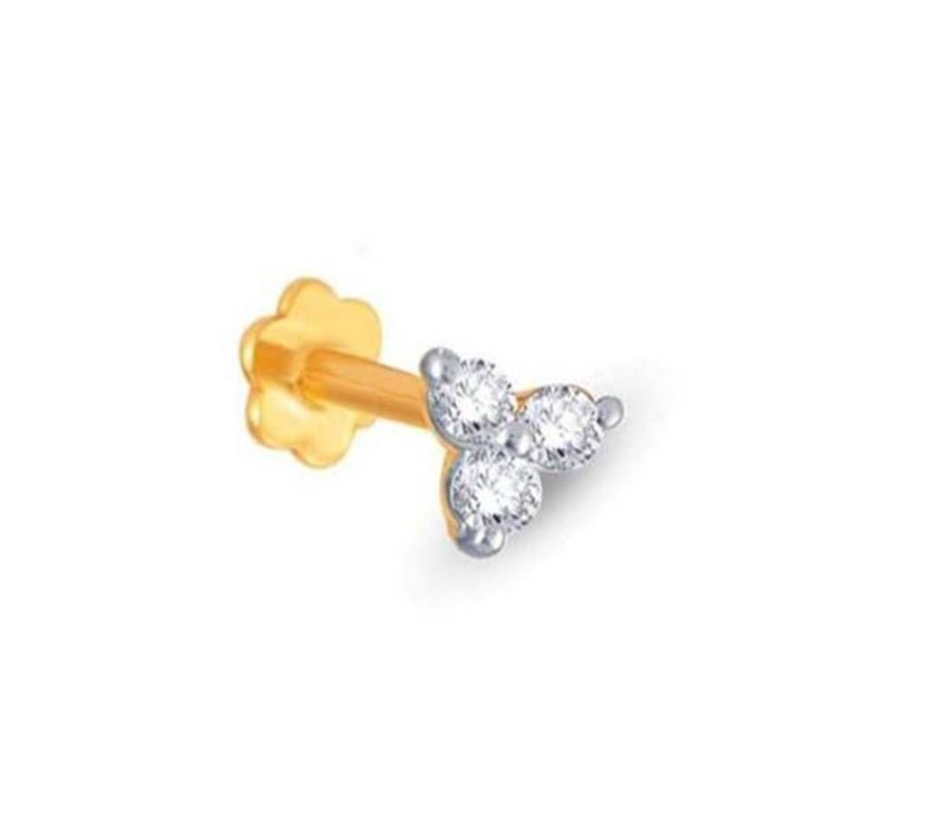 3stone Diamond Nose Pin 
